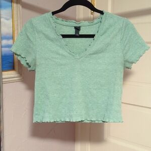 Wild Fable Green crop top Green M